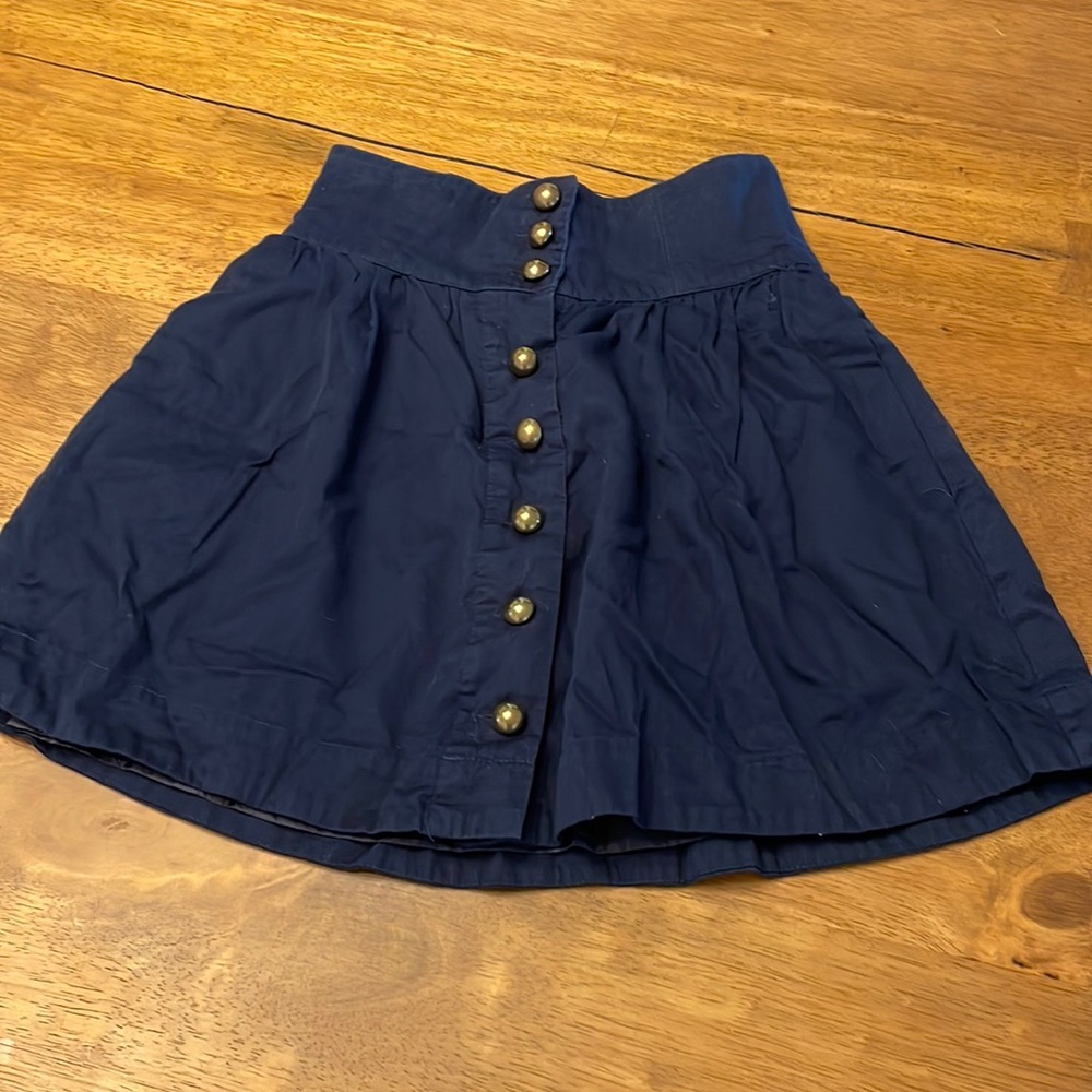 3/$10 Forever 21 navy button skirt